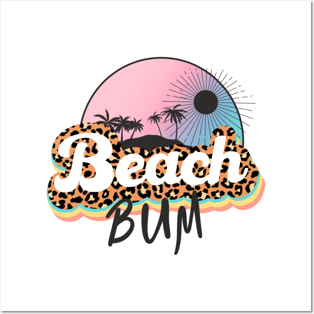 Beach Bum Wall Art by AdoptCat